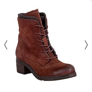 MIZ MOOZ Sloanne Brown Suede Leather Heeled Boot